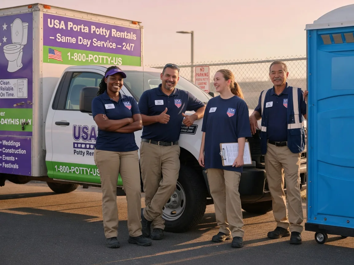 Porta Potty Rental company in Lesage, WV